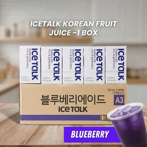 Ice Talk Blueberry Ade Juice Drink 230ml