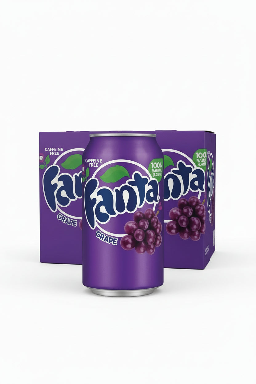 Fanta Grape Carbonated Drink - Carton (355ml x 12 cans)