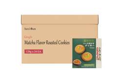 Gangfu Roasted Cookies 120g Matcha Flavor - Carton of 24 packs