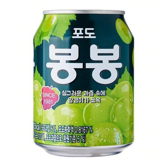 Haitai Podo Bongbong Grape Juice Drink - 1 Carton (238ml each can) - seouloasis.com - Seoul Oasis