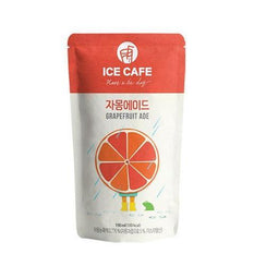 Ice Cafe Grapefruit Ade Juice Drink 190ml - 1 Carton (50 pouches) - seouloasis.com - Seoul Oasis