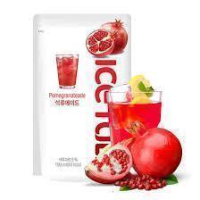 Ice Talk Pomegranate Ade Juice Drink 230ml - 1 Carton (50 pouches) - seouloasis.com - Seoul Oasis