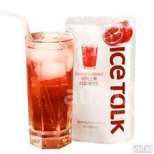 Ice Talk Pomegranate Ade Juice Drink 230ml - 1 Carton (50 pouches) - seouloasis.com - Seoul Oasis