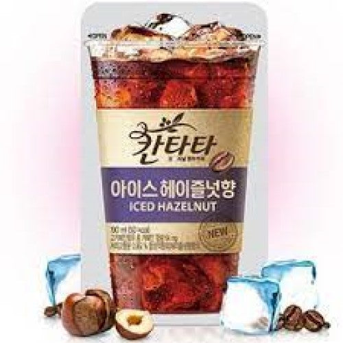 Lotte Cantata Original Iced Hazelnut Coffee Drink - 230ml pouch