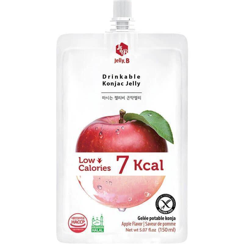 Jelly. B Apple Flavor Drinkable Konjac Jelly 150ml - 1 Carton (50 packs) - seouloasis.com - Seoul Oasis