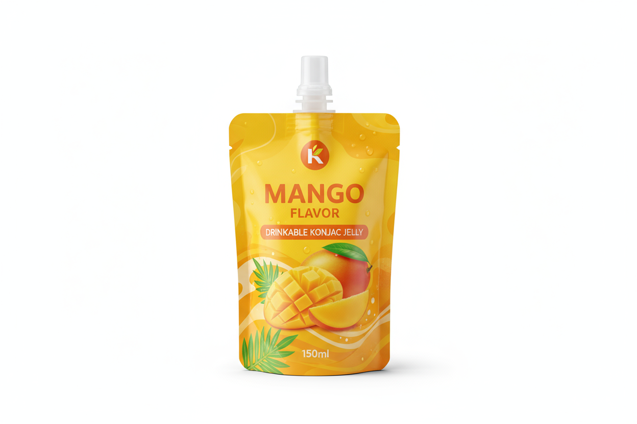 Jelly. B Drinkable Konjac Jelly Mango Flavor - 150ml pack