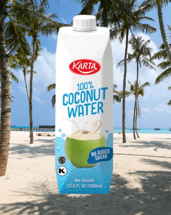 Karta 100% Pure Coconut Water, 1000ml Pack - seouloasis.com - Seoul Oasis