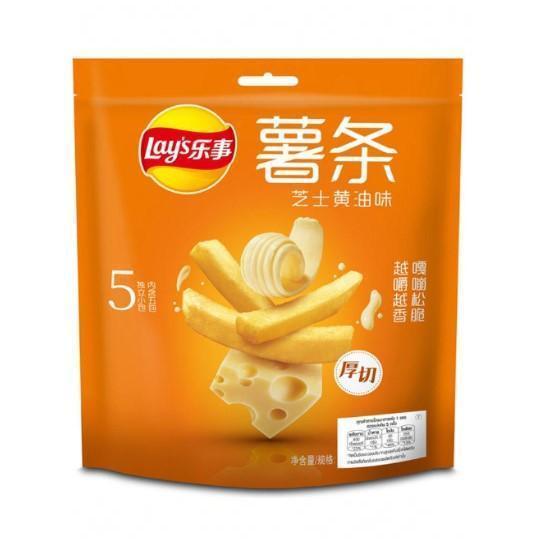 Lays Premium Cheese and Butter Flavor French Fries 80g - seouloasis.com - Seoul Oasis