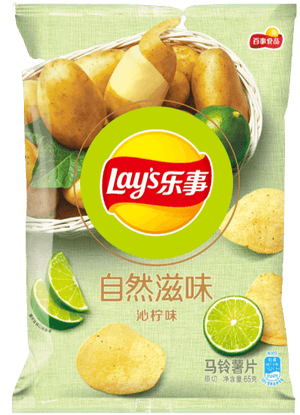 Lays Premium Refreshing lemon Chips 70 gram - 1 Pack - seouloasis.com - Seoul Oasis