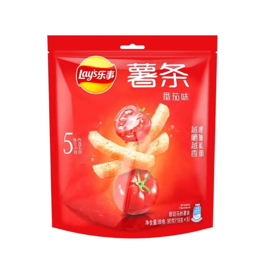 Lays Premium Tomato crispy french fries 1 carton - seouloasis.com - Seoul Oasis