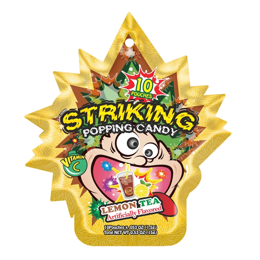 Striking Popping Candy Lemon Tea Flavor - 15g pack