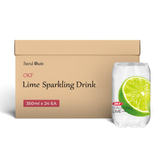 OKF Sparkling Lime Drink 350ml - Carton of 24 cans