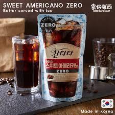 Lotte Cantata Iced Sweet Americano Coffee - 1 Carton (230ml x 50 packs) - seouloasis.com - Seoul Oasis