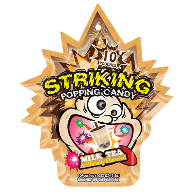 Striking Popping Candy Milk Tea Flavor - 15g pack