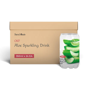 OKF Aloe sparkling Lemonade Drink 24 Pcs - seouloasis.com - Seoul Oasis