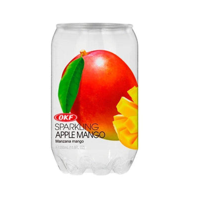 OKF Apple Mango Sparkling Drink - 350ml Can - seouloasis.com - Seoul Oasis