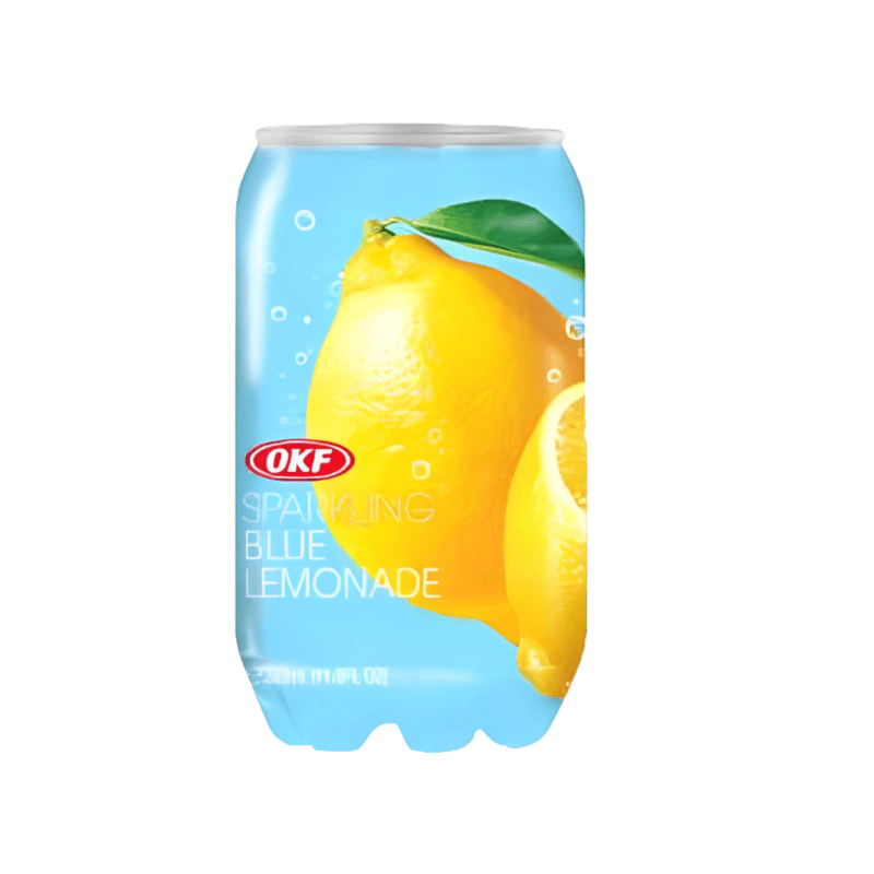 OKF Blue Lemonade Sparkling Drink - 350ml Can - seouloasis.com - Seoul Oasis