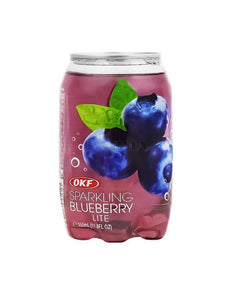 OKF Blueberry Sparkling Drink - 350ml Can - seouloasis.com - Seoul Oasis