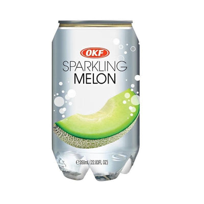 OKF Melon Flavor Sparkling Drink - 1 Can - seouloasis.com - Seoul Oasis