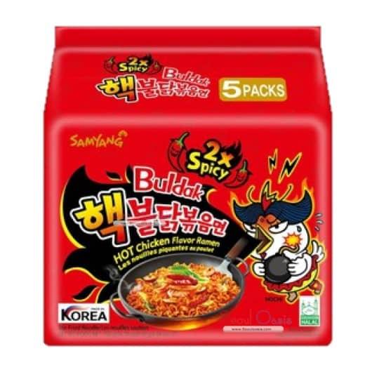 <span style="background-color:rgb(246,247,248);color:rgb(28,30,33);"> Samyang Extreme Hot chicken Spicy Packing - 5 Pack - Seoul Oasis </span>- 2x spicy, carrefour, Extreme Spicy, indomi, korean, lulu, red - seouloasis.com - 32.95