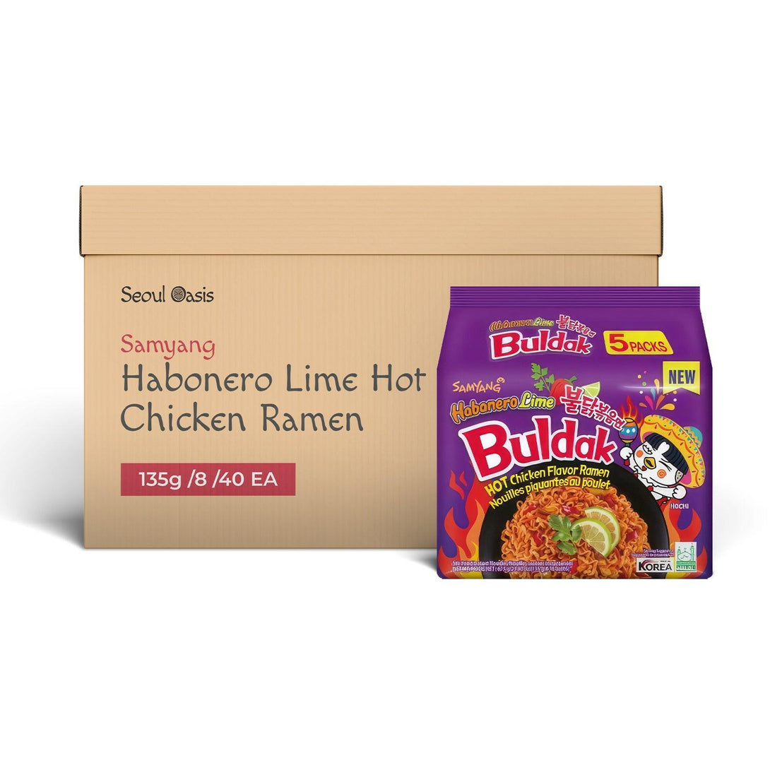 Samyang Habanero Lime Hot Ramen Packing - seouloasis.com - Seoul Oasis