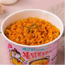 samyang carbonara hot chicken spicy ramen.
