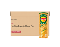 Lays Premium Scallion Pancake Flavored Chips - 1 carton (90g x 24 cans)