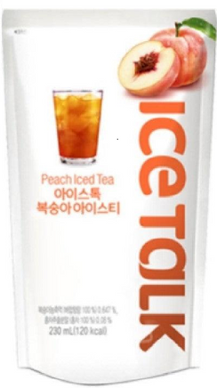 Ice Talk Peach Iced Tea - 230ml pouch