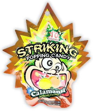 Striking Calamansi Flavored Popping Candy 15g - Carton of 48 packs - seouloasis.com - Seoul Oasis