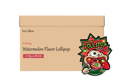 Striking Lollipop Watermelon Flavor - 1 box (13.8g x 48 packs) - seouloasis.com - Seoul Oasis