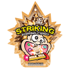 Striking Popping Candy Milk Tea Flavor - 15g pack - seouloasis.com - Seoul Oasis