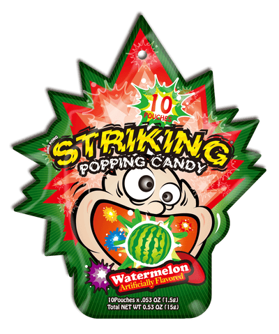 Striking Popping Candy Watermelon Flavor - 15g pack - seouloasis.com - Seoul Oasis