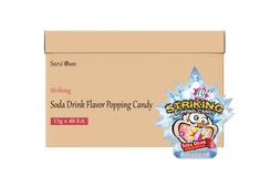 Striking Soda Drink Flavored Popping Candy 15g - Carton of 48 packs - seouloasis.com - Seoul Oasis