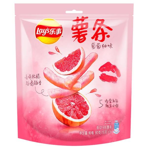 Lays Premium French Fries Grapefruit Flavor, 80g Pack